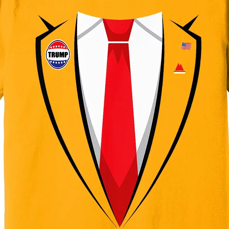 Usa President Trump Suit Halloween 2024 Premium T-Shirt