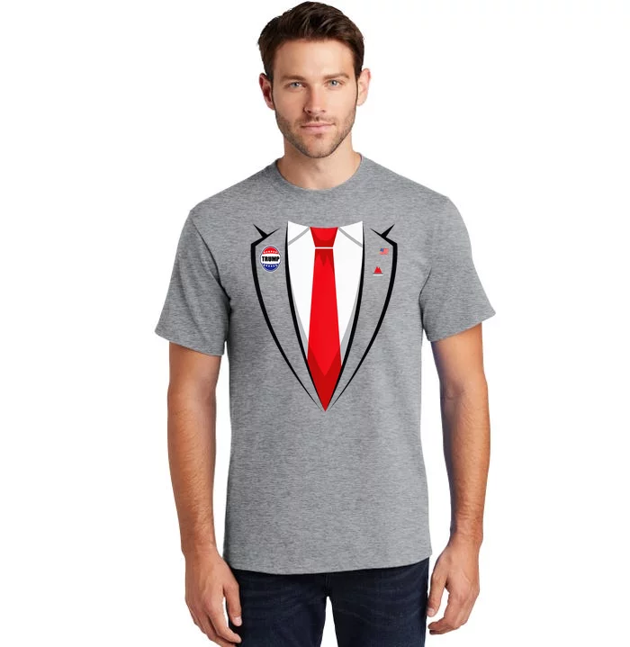 Usa President Trump Suit Halloween 2024 Tall T-Shirt