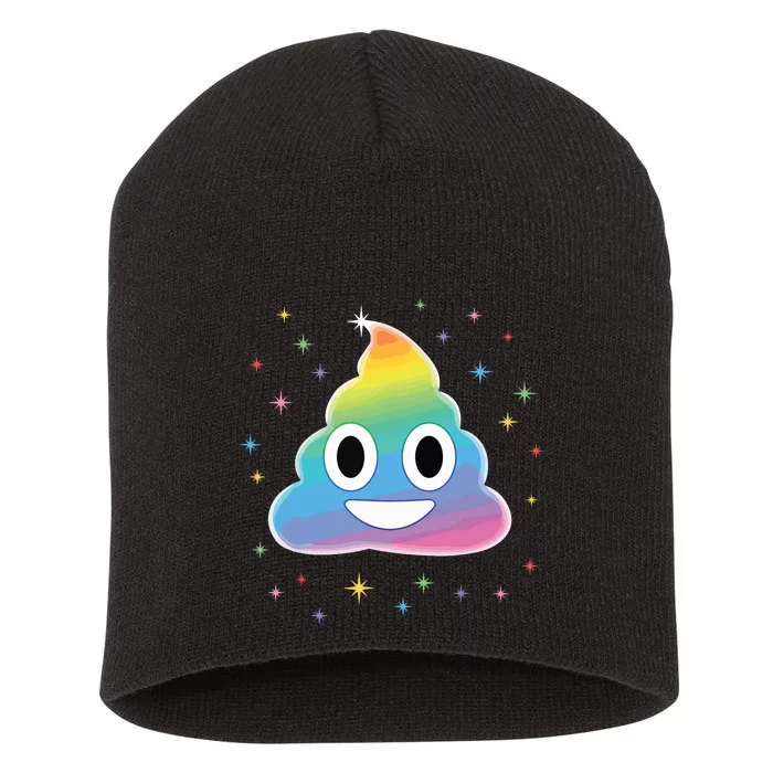 Unicorn Poop Short Acrylic Beanie