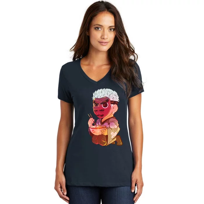 Urokodakisan! Premium Women's V-Neck T-Shirt