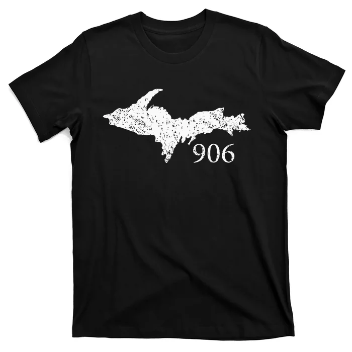 Upper Peninsula UP 906 Yooper Pride Michigan Roots T-Shirt