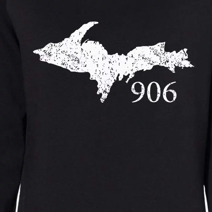 Upper Peninsula UP 906 Yooper Pride Michigan Roots Womens California Wash Sweatshirt