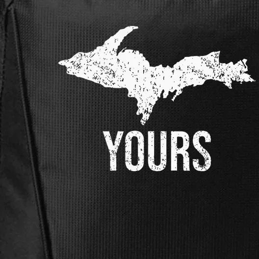 Upper Peninsula UP Yours Yooper Pride Michigan Roots City Backpack