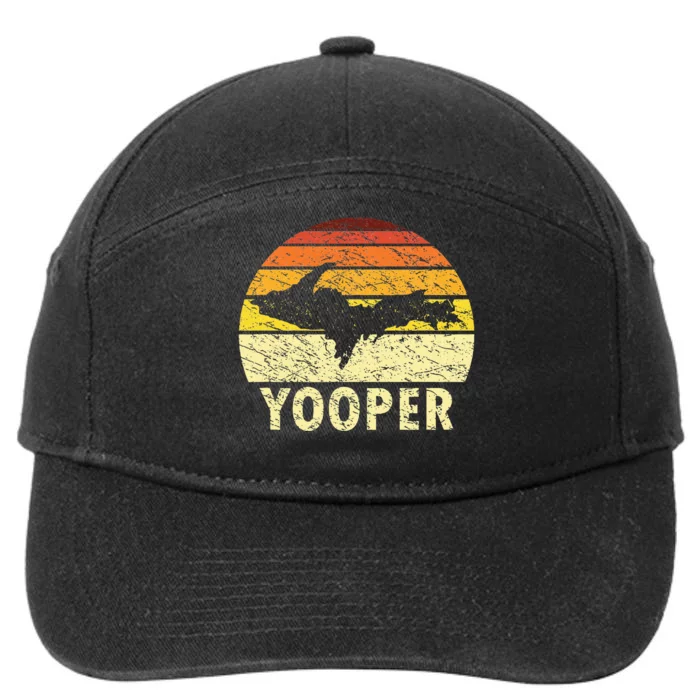 Upper Peninsula Up Yooper Pride Michigan Roots 7-Panel Snapback Hat