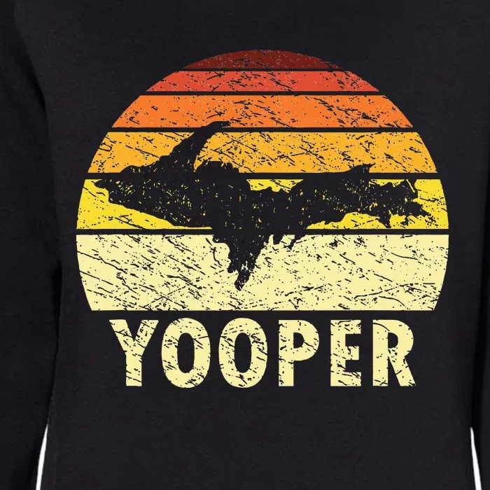 Upper Peninsula Up Yooper Pride Michigan Roots Womens California Wash Sweatshirt