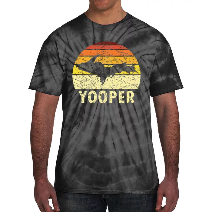 Upper Peninsula Up Yooper Pride Michigan Roots Tie-Dye T-Shirt