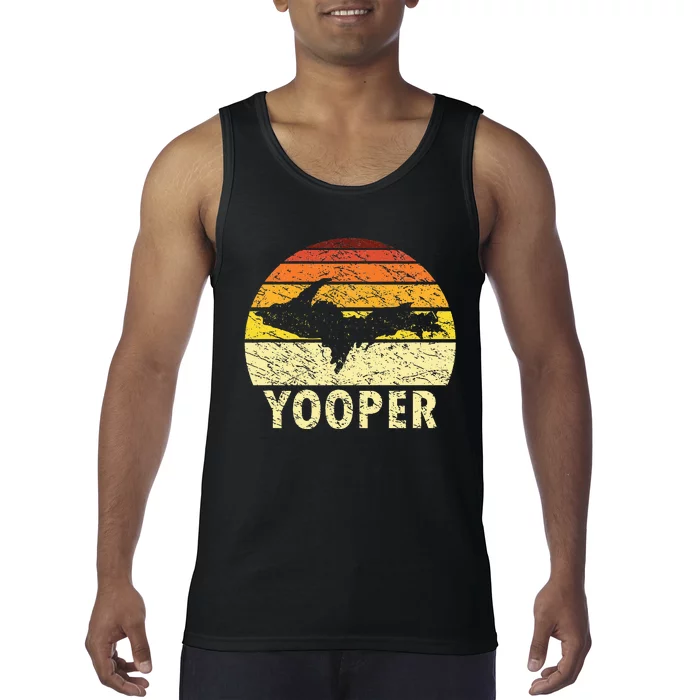 Upper Peninsula Up Yooper Pride Michigan Roots Tank Top