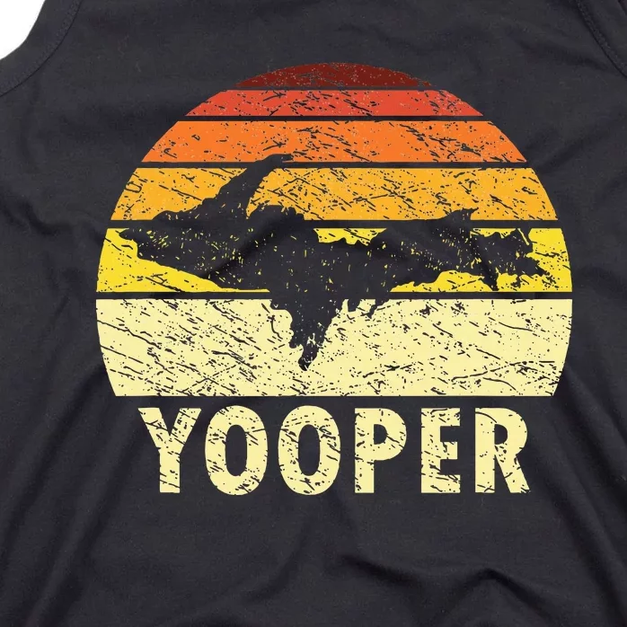 Upper Peninsula Up Yooper Pride Michigan Roots Tank Top