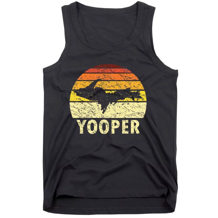 Upper Peninsula Up Yooper Pride Michigan Roots Tank Top