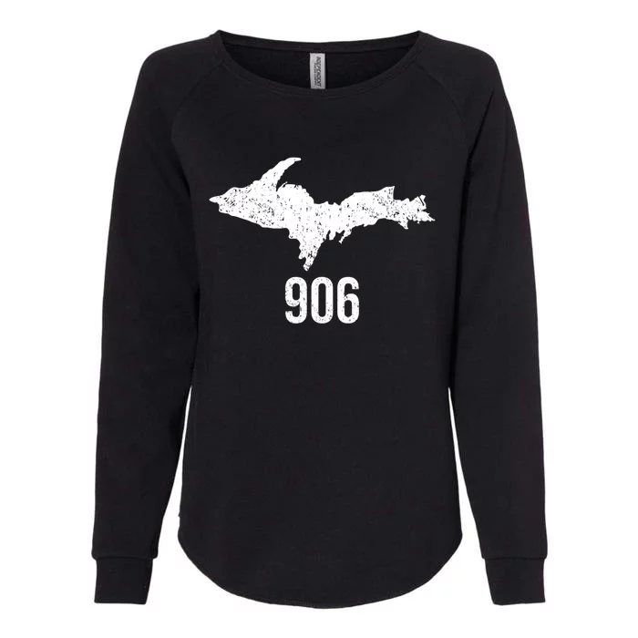 Upper Peninsula Up 906 Yooper Pride Michigan Roots Gift Womens California Wash Sweatshirt