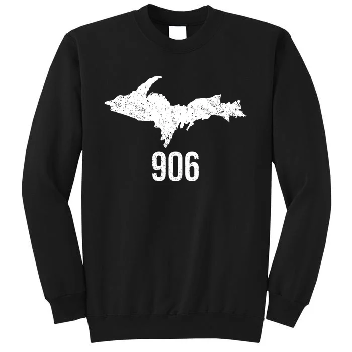 Upper Peninsula Up 906 Yooper Pride Michigan Roots Gift Tall Sweatshirt