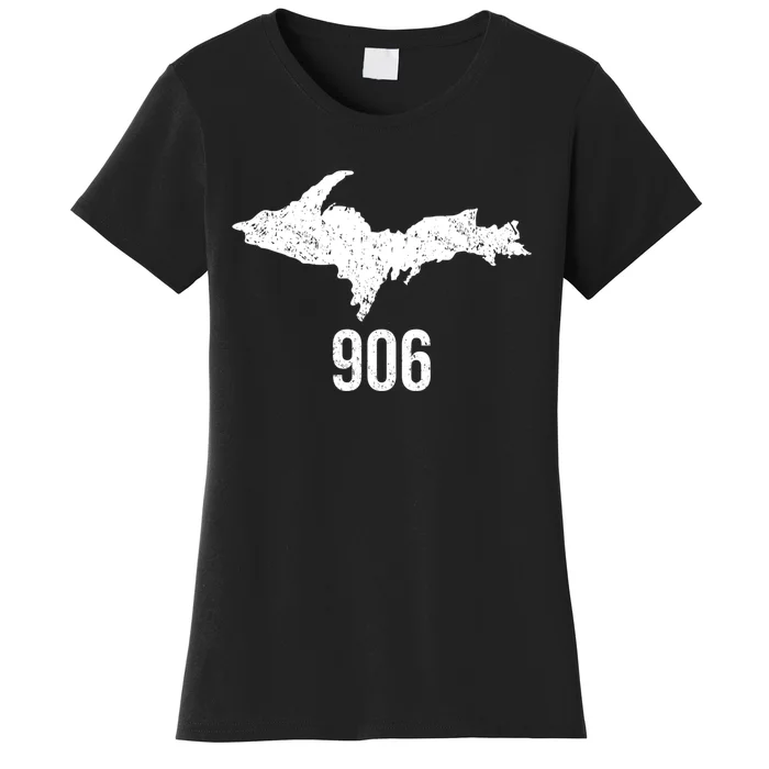 Upper Peninsula Up 906 Yooper Pride Michigan Roots Gift Women's T-Shirt