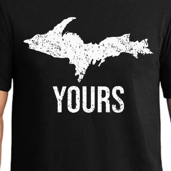 Upper Peninsula UP Yours Yooper Pride Michigan Roots Pajama Set