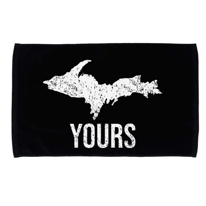 Upper Peninsula Up Yours Yooper Pride Michigan Roots Microfiber Hand Towel