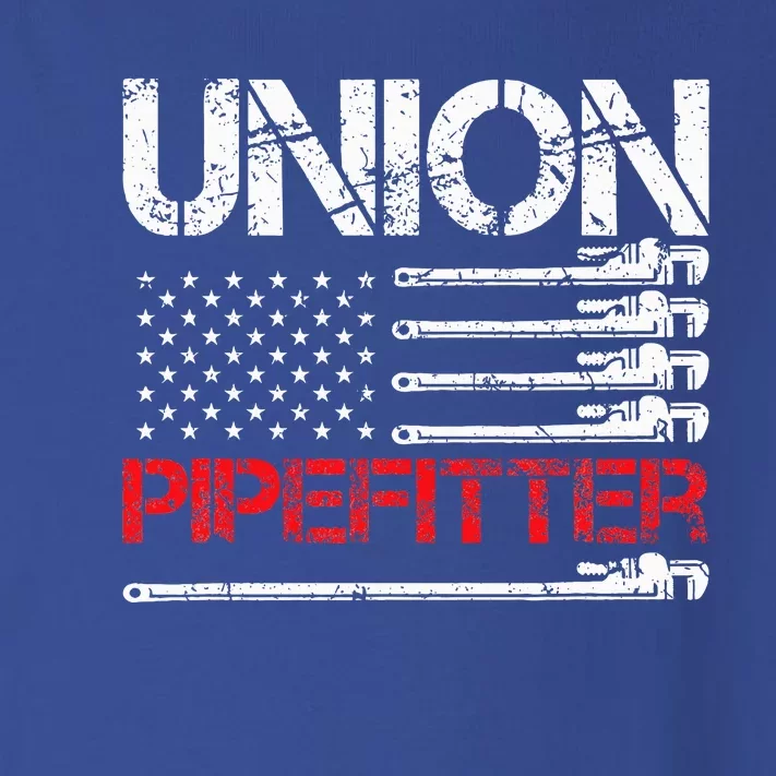 Union Pipefitter Union Strong USA American Flag Toddler Long Sleeve Shirt