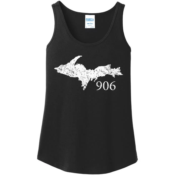 Upper Peninsula Up 906 Yooper Pride Michigan Roots Ladies Essential Tank