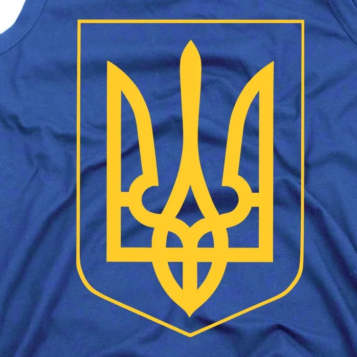 Ukraine Pride Ukrainian Coat Of Arms Tank Top