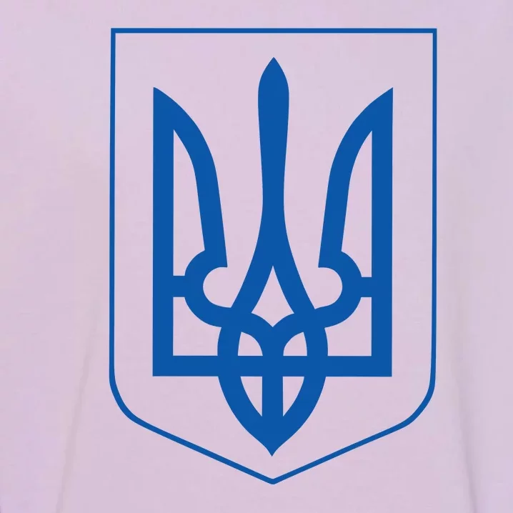 Ukraine Pride Ukrainian Coat Of Arms Garment-Dyed Sweatshirt