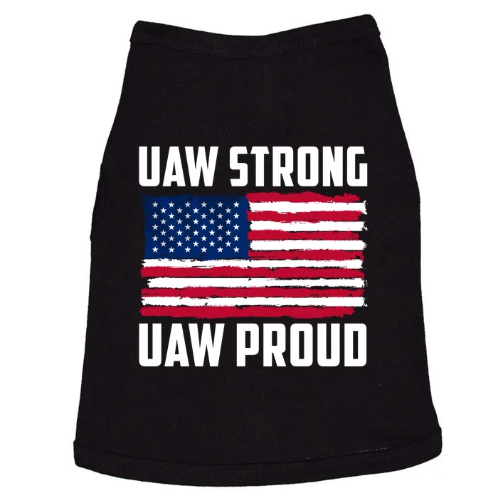 UAW Proud UAW Proud UAW Strong Solidarity UAW Proud Union UAW Laborer Worker Doggie Tank