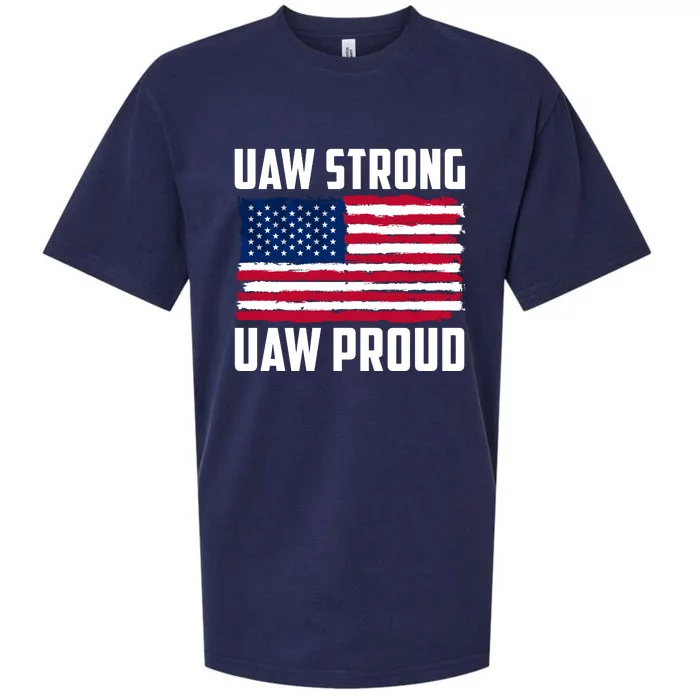 UAW Proud UAW Proud UAW Strong Solidarity UAW Proud Union UAW Laborer Worker Sueded Cloud Jersey T-Shirt