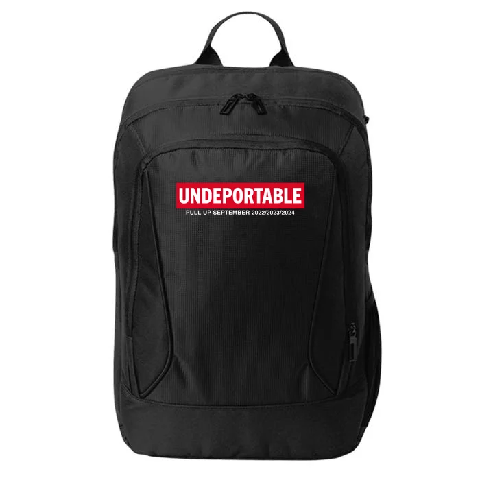 Undeportable Pull Up September 2024 City Backpack