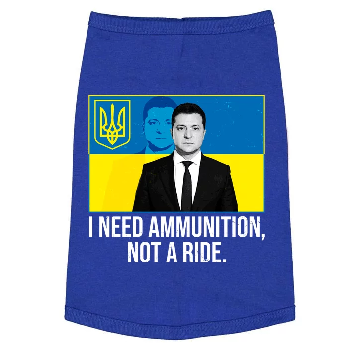 Ukraine President Volodymyr Zelensky I Need Ammunition Not A Ride Doggie Tank