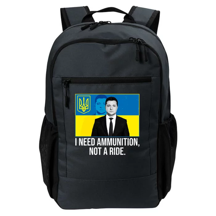 Ukraine President Volodymyr Zelensky I Need Ammunition Not A Ride Daily Commute Backpack