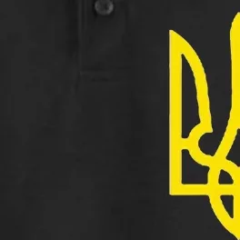 Ukrainian President Volodymyr Zelensky Ukraine Emblem Dry Zone Grid Performance Polo