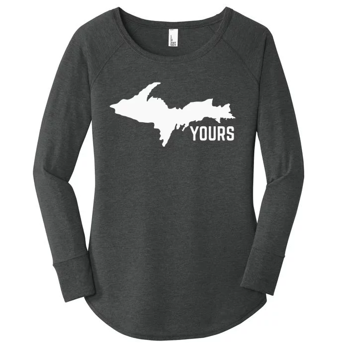 U P Yours Upper Peninsula Women's Perfect Tri Tunic Long Sleeve Shirt