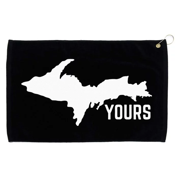 U P Yours Upper Peninsula Grommeted Golf Towel