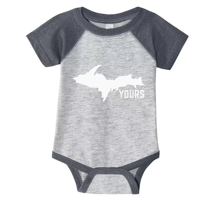 U P Yours Upper Peninsula Infant Baby Jersey Bodysuit