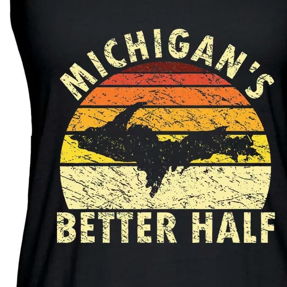 Upper Peninsula Yooper Upper Michigan Ladies Essential Flowy Tank