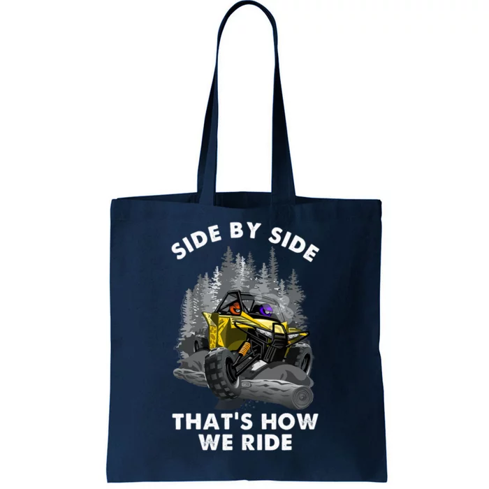 UTV Quad Bikers Off Roading Four Wheeler For Couples Tote Bag