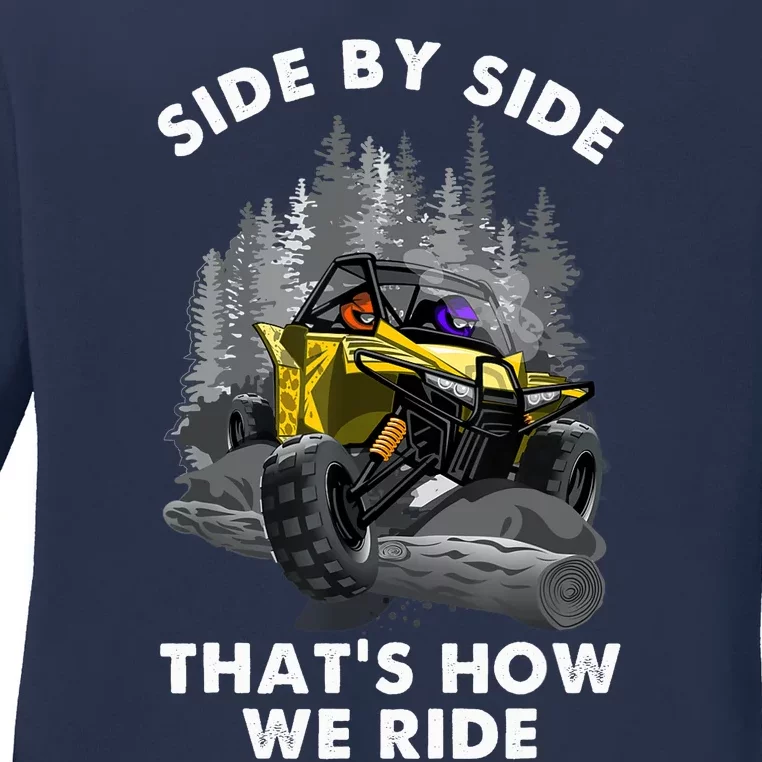 UTV Quad Bikers Off Roading Four Wheeler For Couples Ladies Long Sleeve Shirt