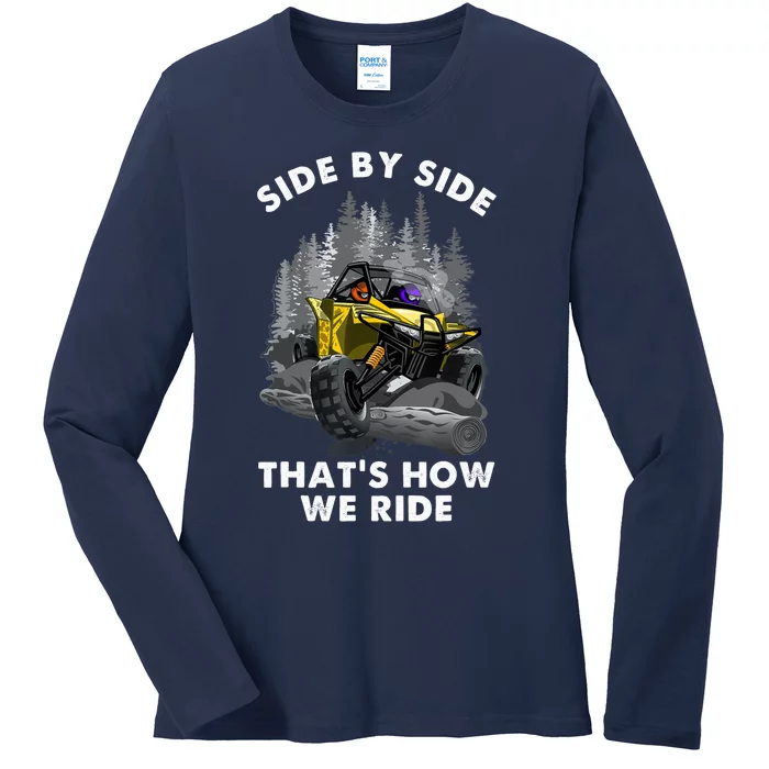 UTV Quad Bikers Off Roading Four Wheeler For Couples Ladies Long Sleeve Shirt