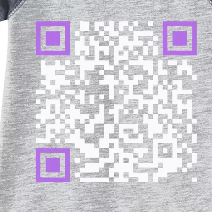 Unique Qrcode With Humorous Hidden Message Infant Baby Jersey Bodysuit