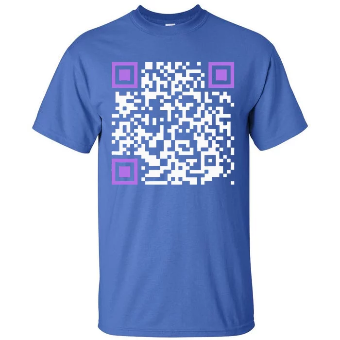 Unique Qrcode With Humorous Hidden Message Tall T-Shirt