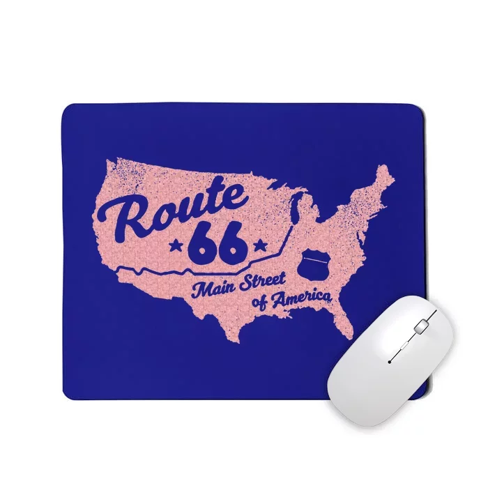 USA Route 66 Main Street Of America Mousepad