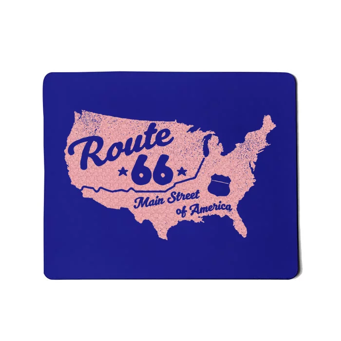 USA Route 66 Main Street Of America Mousepad