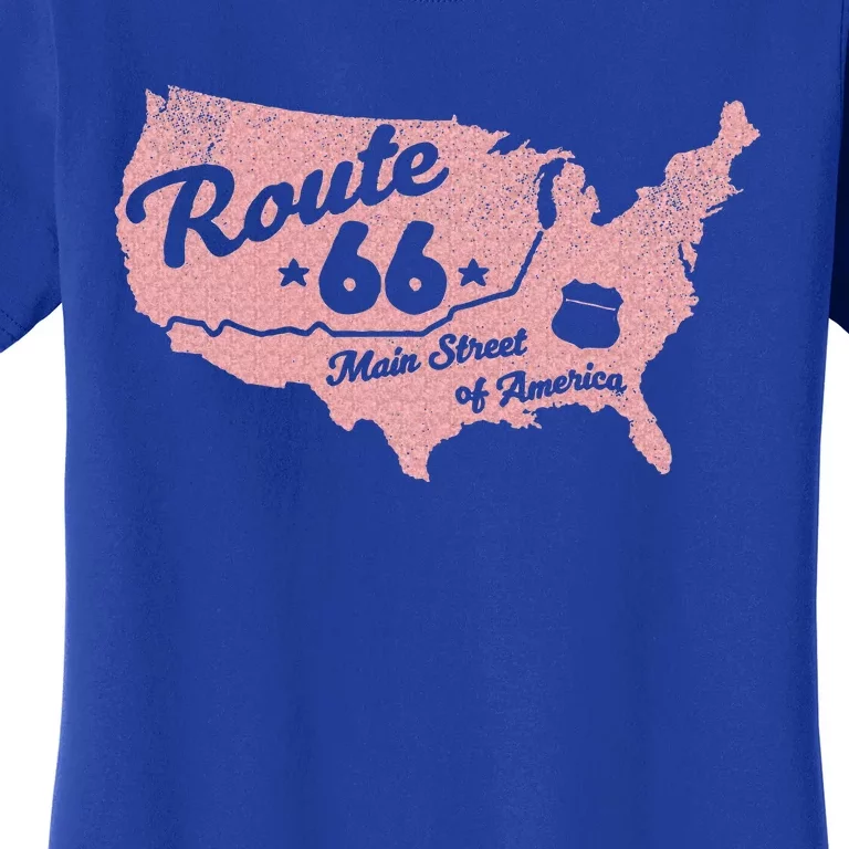 USA Route 66 Main Street Of America Women's T-Shirt