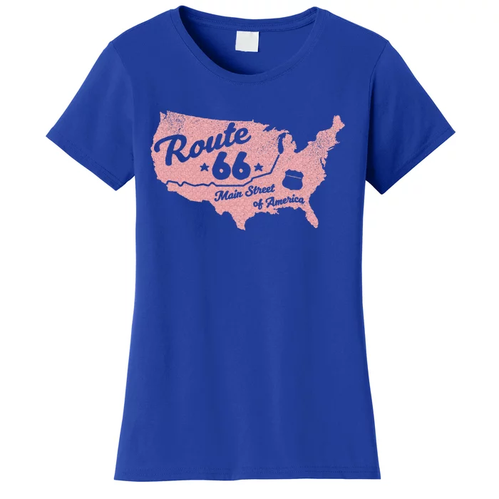 USA Route 66 Main Street Of America Women's T-Shirt