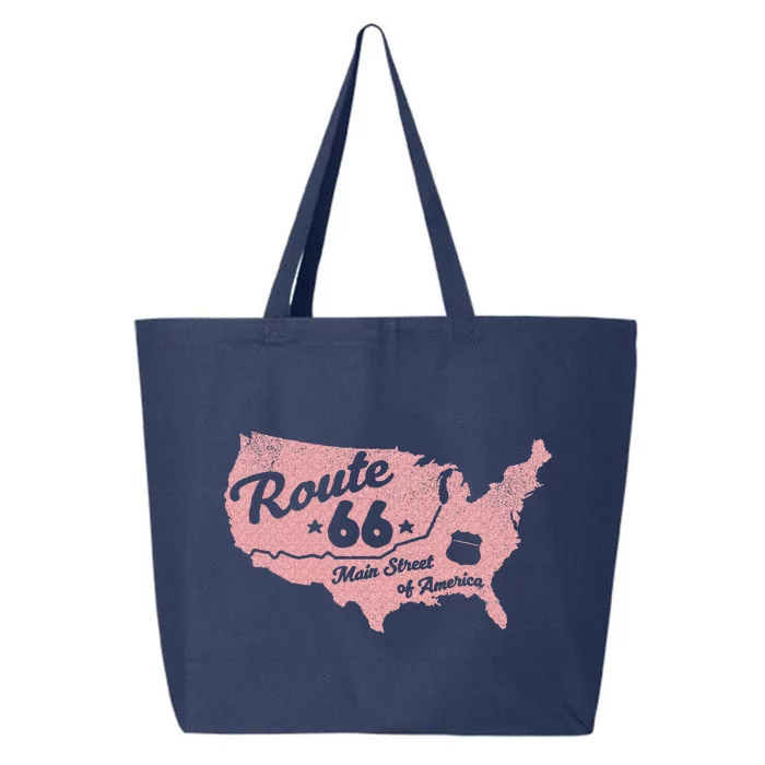 USA Route 66 Main Street Of America 25L Jumbo Tote