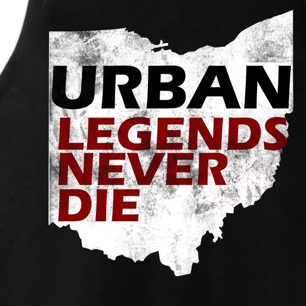 Urban Legends Never Die Ladies Tri-Blend Wicking Tank