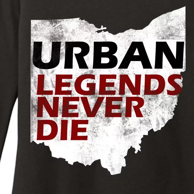 Urban Legends Never Die Womens CVC Long Sleeve Shirt