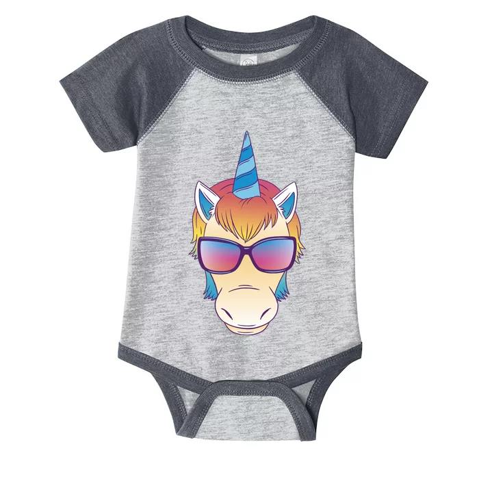 Unicorn Rainbow Cartoon Infant Baby Jersey Bodysuit