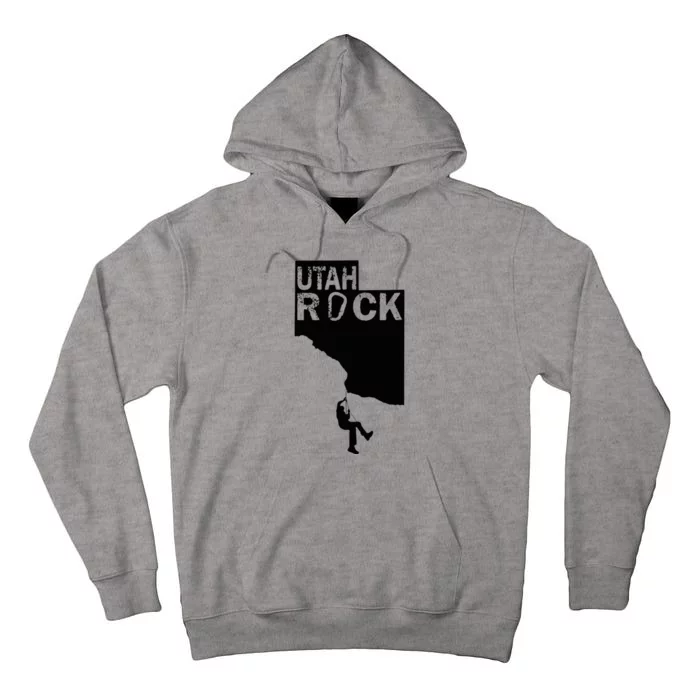 Utah Rock Climbing Tall Hoodie