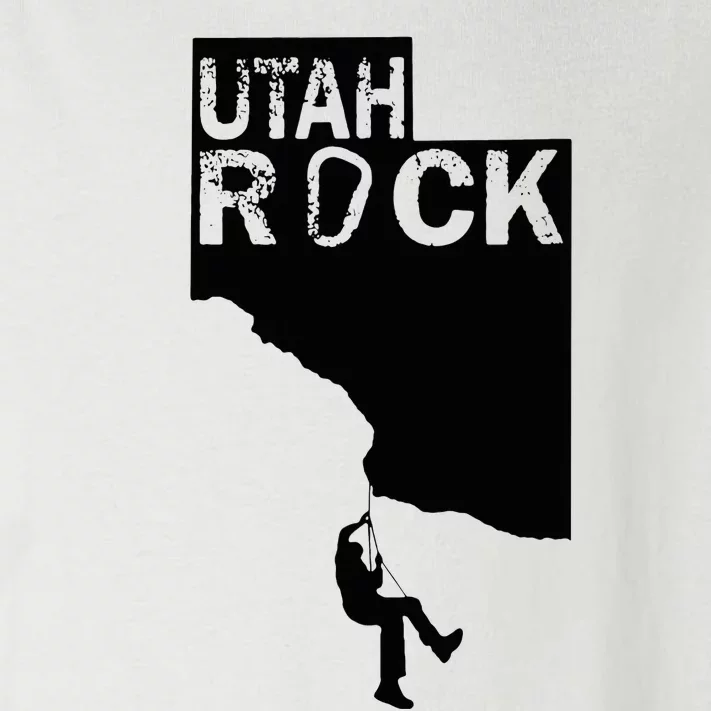 Utah Rock Climbing Toddler Long Sleeve Shirt