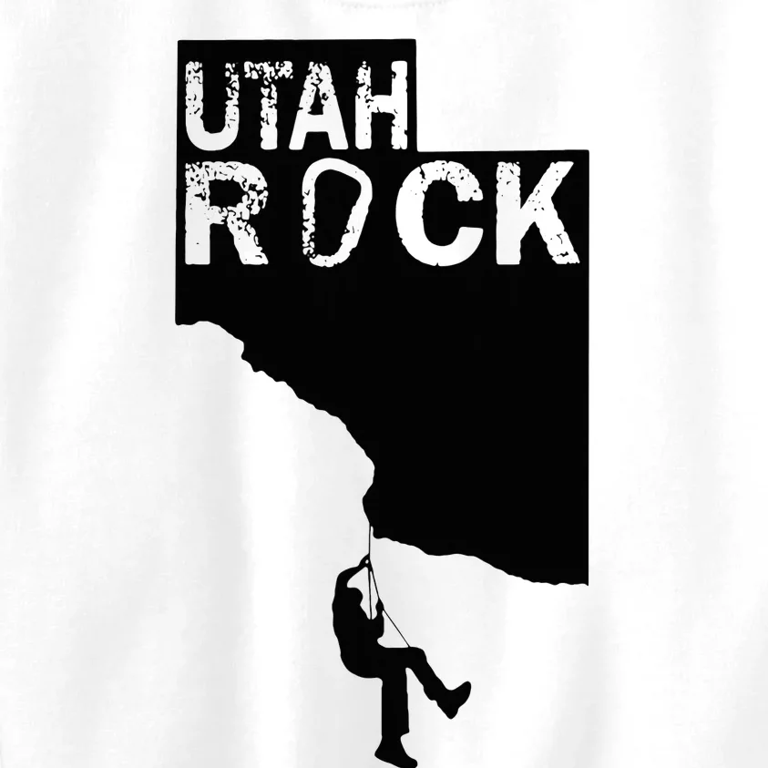 Utah Rock Climbing Kids Sweatshirt