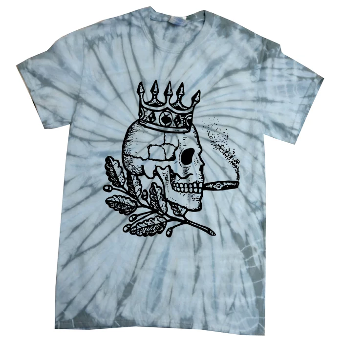 Unusual Rockabilly Crown Cigar Tie-Dye T-Shirt