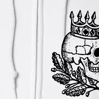 Unusual Rockabilly Crown Cigar Full Zip Hoodie